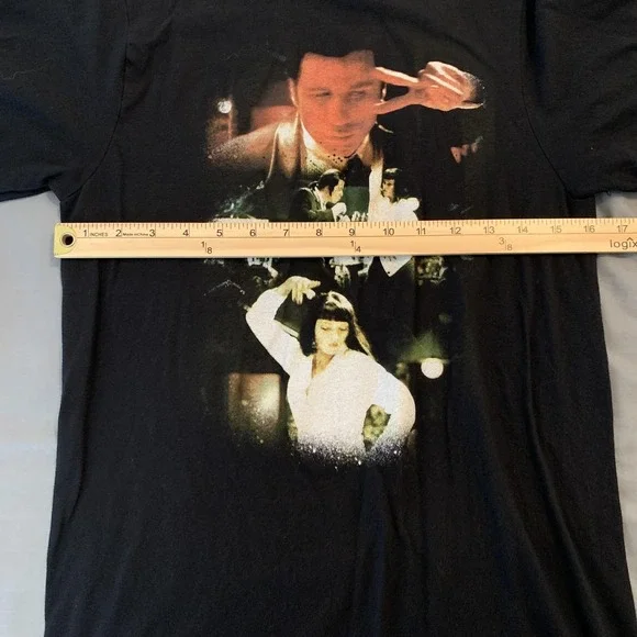Pulp Fiction Shirt Mens Small Goodie Two Sleeves Movie Tee 2022 Dance Scene - Picture 4 of 7